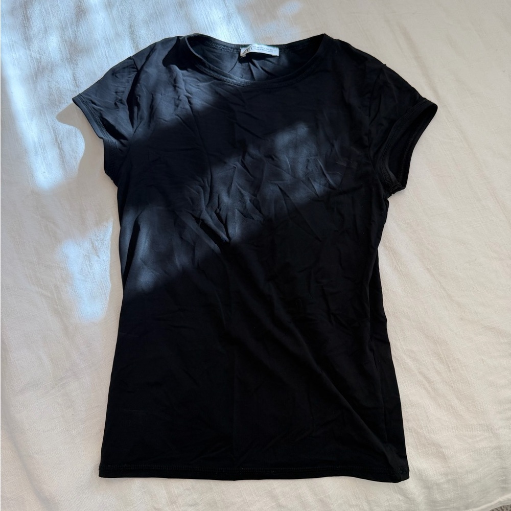 Zara Black Crop Top